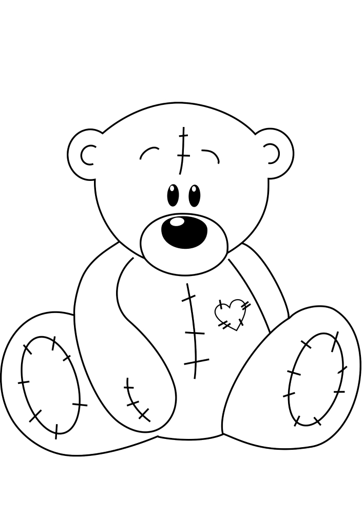 Teddybär-Symbol des Tages der Verliebten